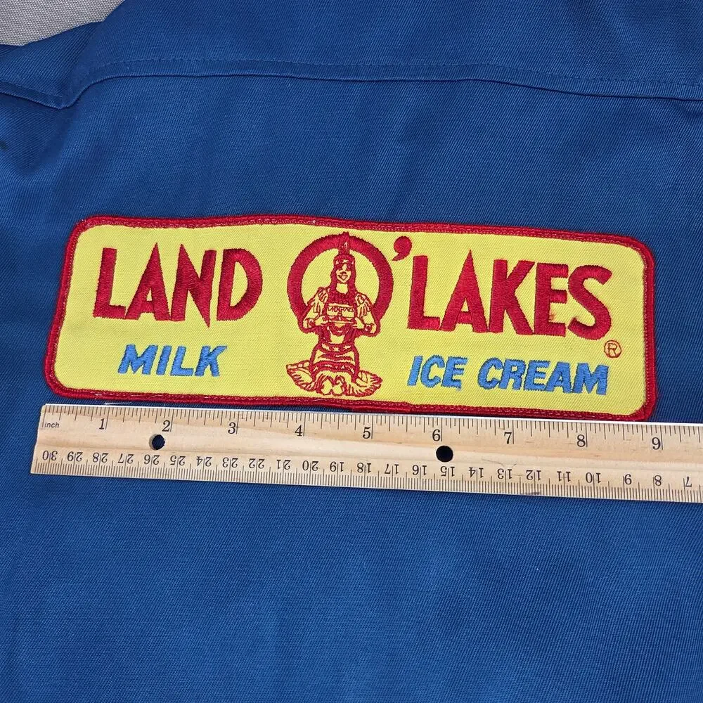 Unitog Land O Lakes Milk Ice Cream Vintage Union Made USA Work Jacket 38R